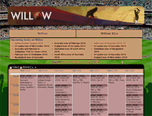 Tablet Screenshot of cricket.willow.tv